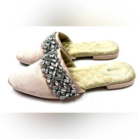 Birdies Bridal The Songbird Rose Velvet with Crystal Embellished - Picture 7 of 14